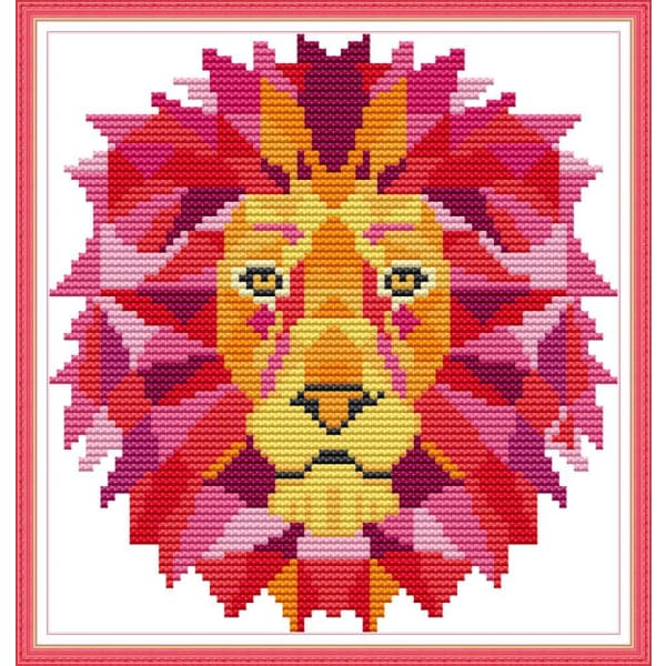 Abstract Animal - Lion