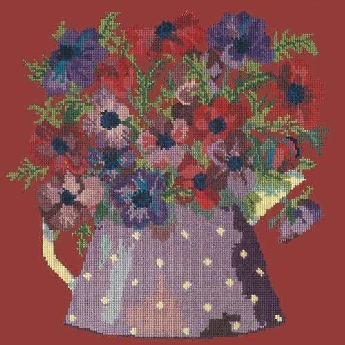 Anemone Pitcher - NEEDLEWORK KITS