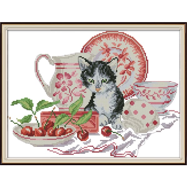 Cat And Porcelain