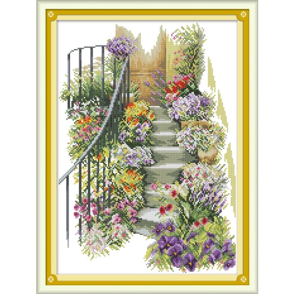 Flower stairs