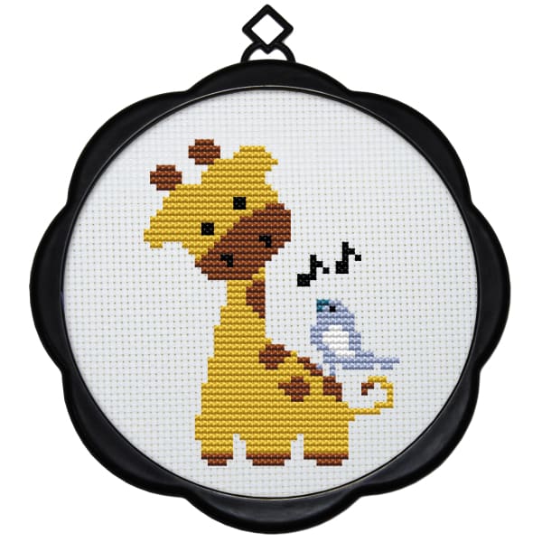 Giraffe and friend - 11CT / 17×17