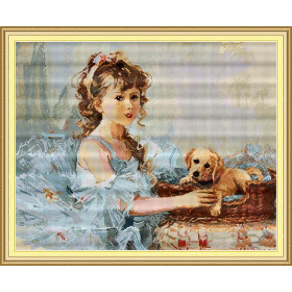 Girl and Dog
