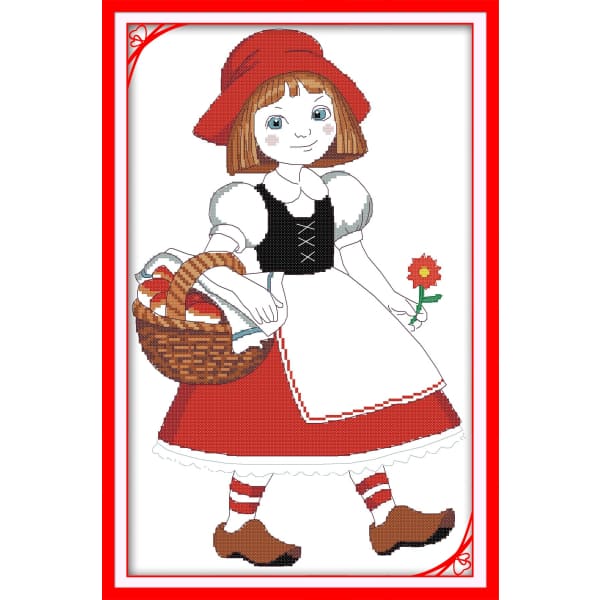 Girl delivering bread