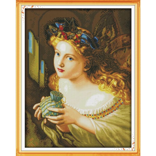 Girl with golden hair