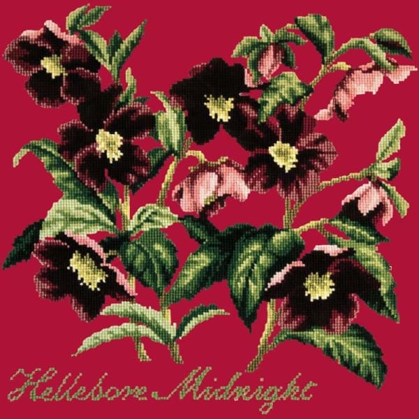 Hellebore Midnight - NEEDLEWORK KITS
