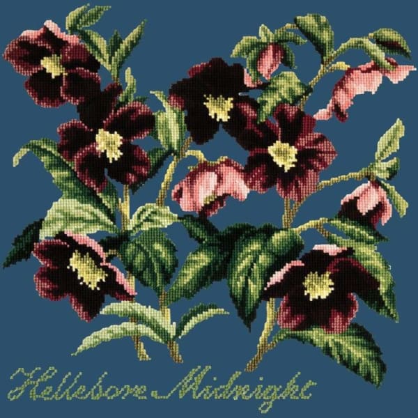 Hellebore Midnight - NEEDLEWORK KITS