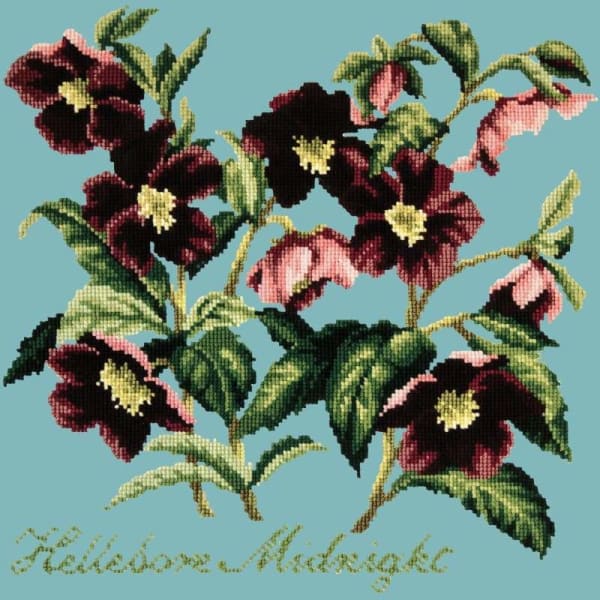Hellebore Midnight - NEEDLEWORK KITS