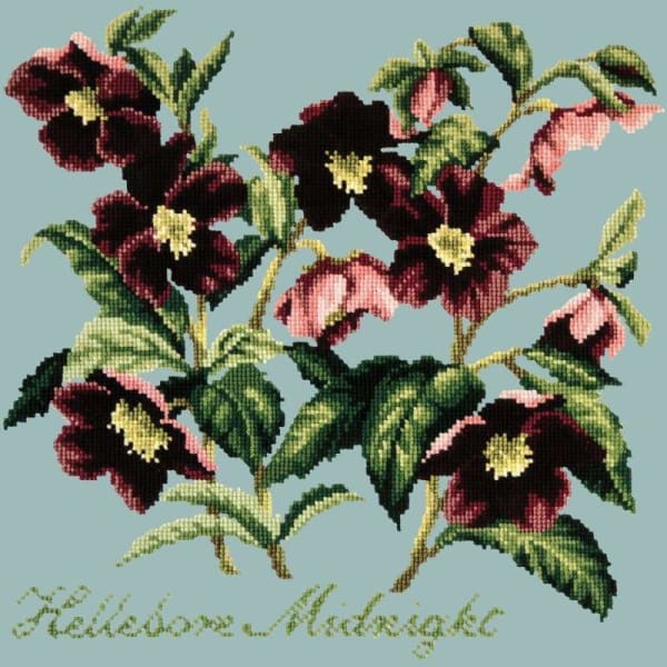 Hellebore Midnight - NEEDLEWORK KITS