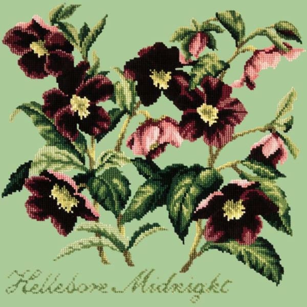 Hellebore Midnight - NEEDLEWORK KITS