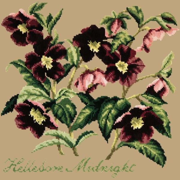 Hellebore Midnight - NEEDLEWORK KITS