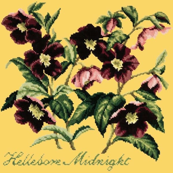 Hellebore Midnight - NEEDLEWORK KITS