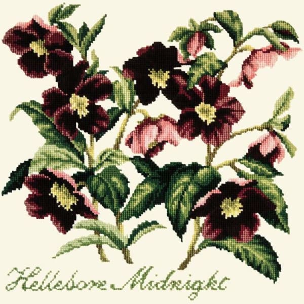 Hellebore Midnight - NEEDLEWORK KITS