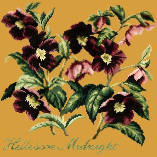 Hellebore Midnight - NEEDLEWORK KITS