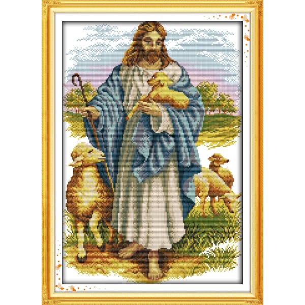 Jesus and sheep (3)