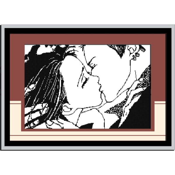 Kiss(black and white)