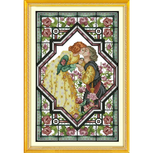 Lovers in the Rose Garden
