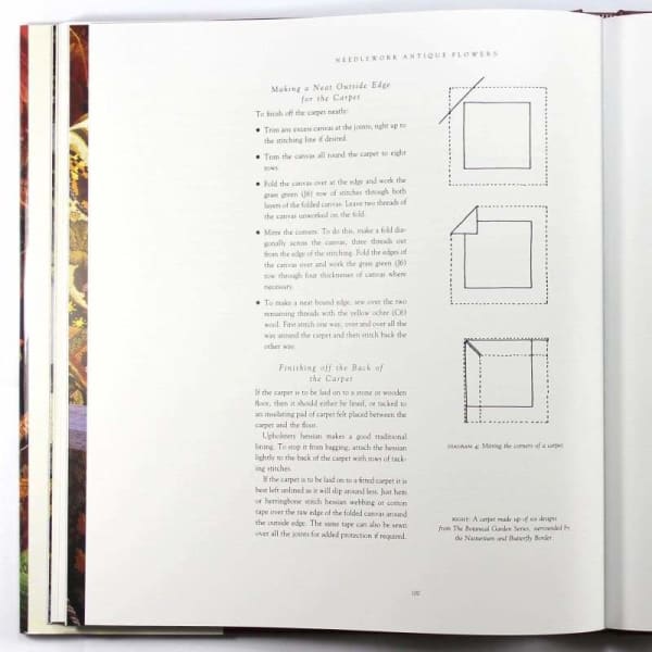 Needlework Antique Flowers - NEEDLEWORK KITS