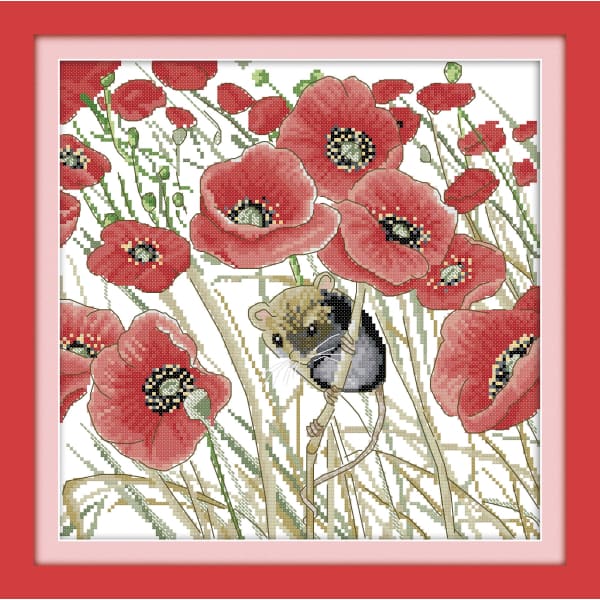Poppy and mouse