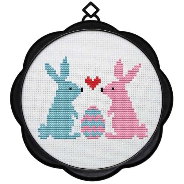 Rabbits and eggs - 11CT / 17×17
