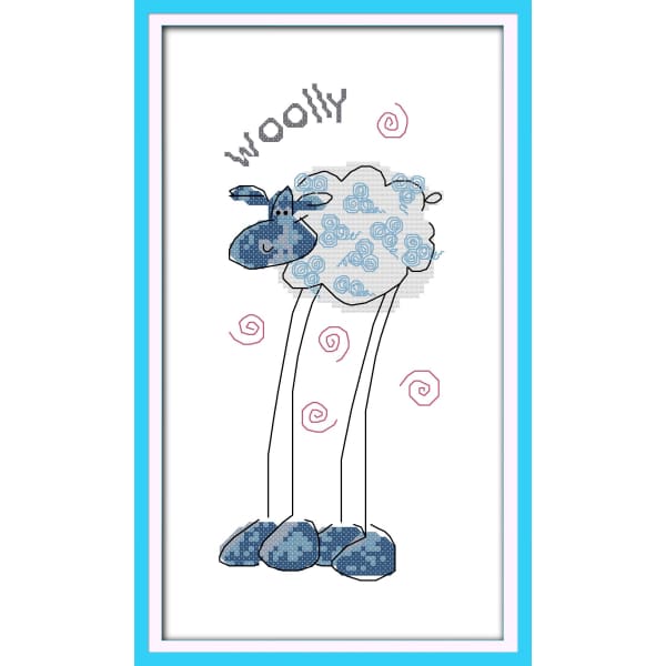 Sheep with long legs