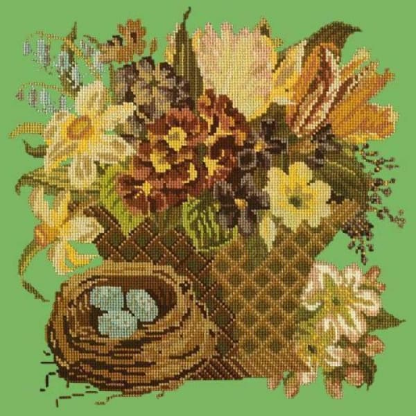 Spring Basket - NEEDLEWORK KITS