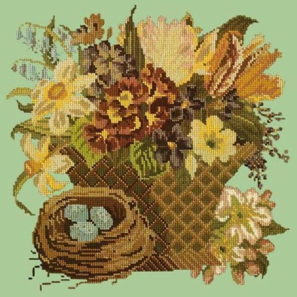 Spring Basket - NEEDLEWORK KITS