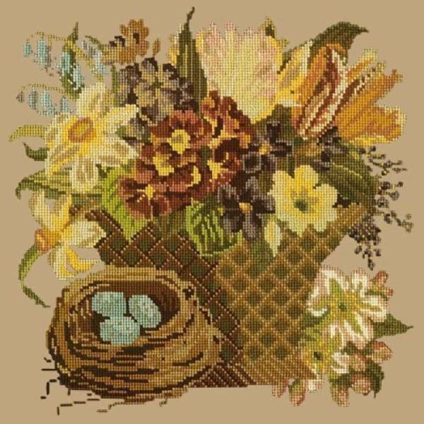 Spring Basket - NEEDLEWORK KITS