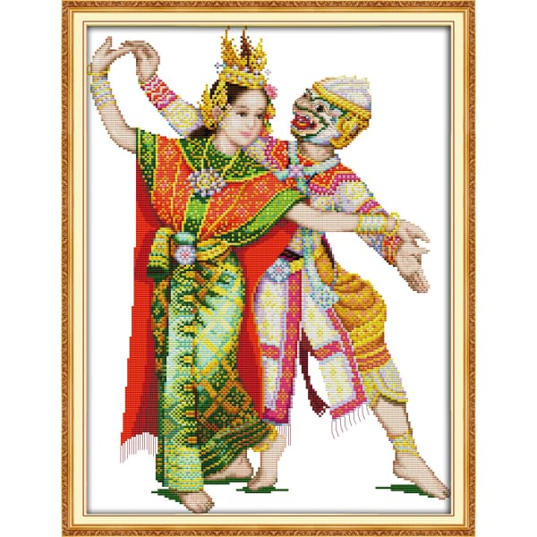 Thai couple dance