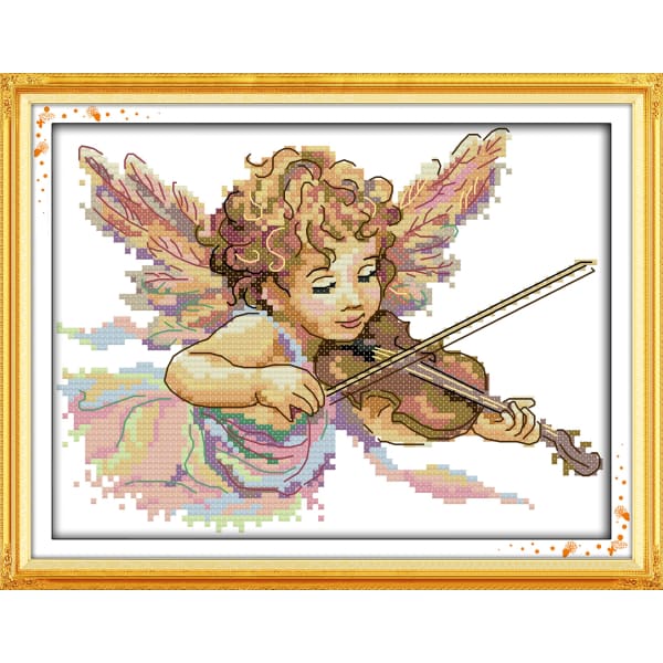 The angel who plays the violin