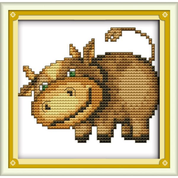 The baby hippopotamus