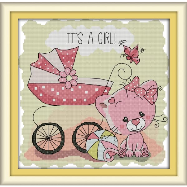 The cat and baby carriage