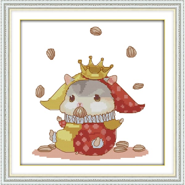 The cute little hamster