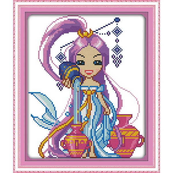 The twelve zodiac-aquarius