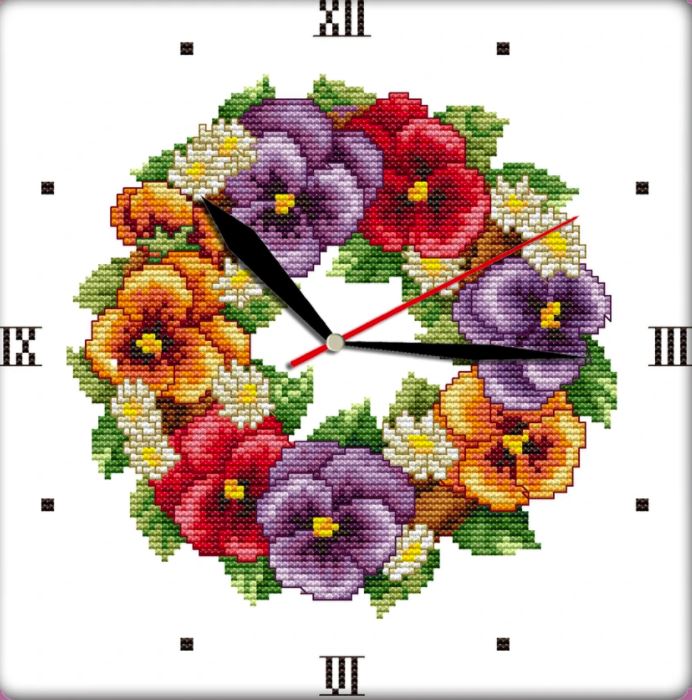 Wall Clock Cross Stitch Kits