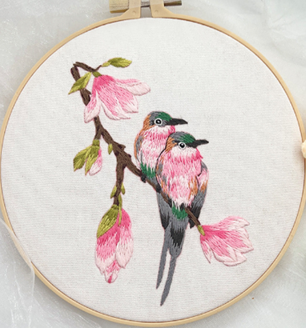 BIRDS ON BRANCH