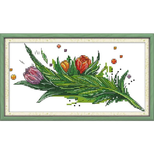 A bunch of tulips