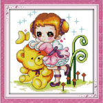 Bear and girl