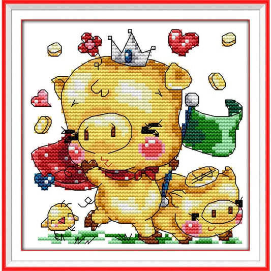 Charming pig