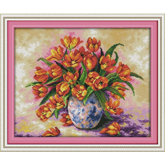 Colorful tulips