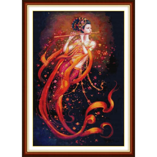 Dunhuang piping fairy