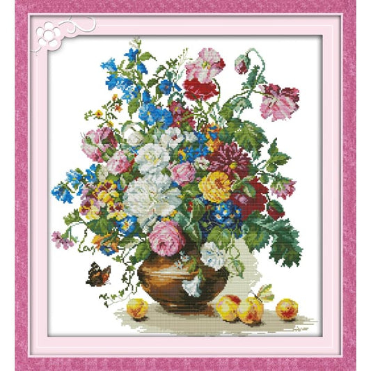 Flower and peach