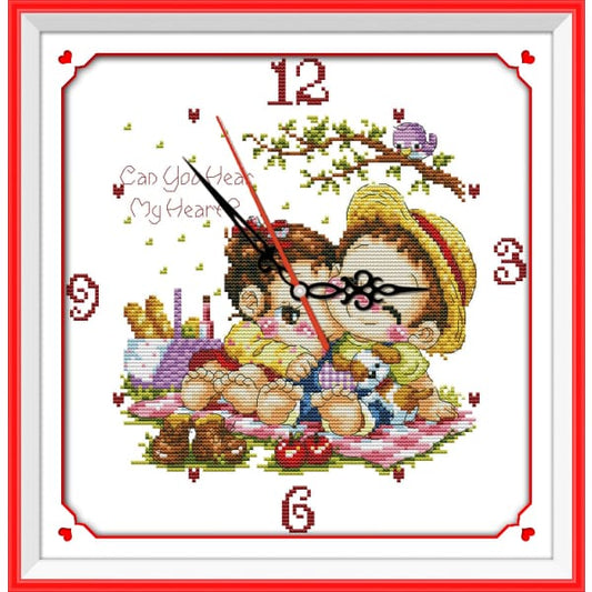 Heartbeat clock face