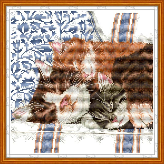 Intimate cat family
