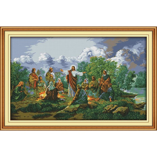 Jesus and his disciples