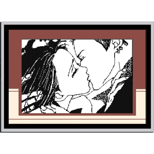 Kiss(black and white)