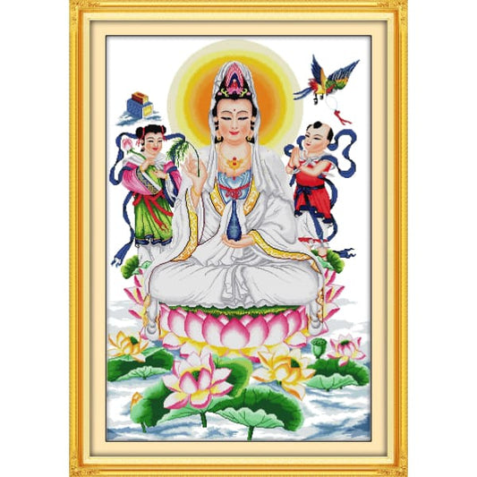 Kwan-yin giving blessings(3)