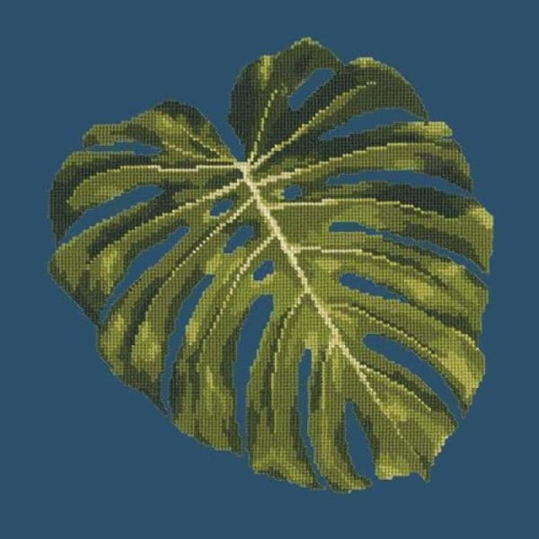 Monstera Leaf - NEEDLEWORK KITS