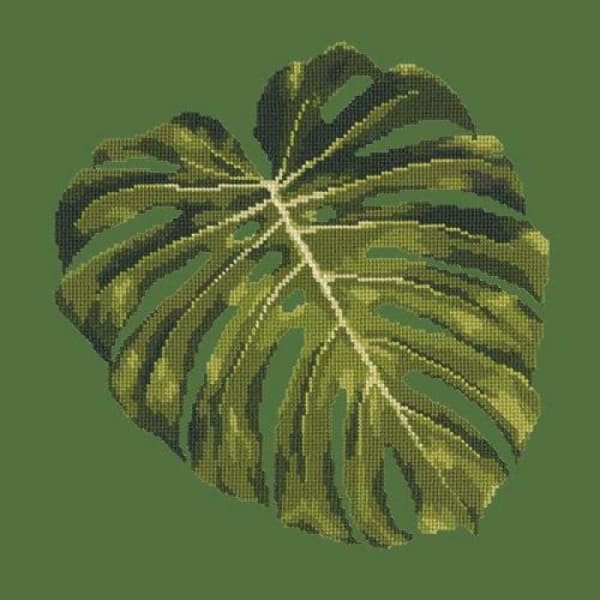 Monstera Leaf - NEEDLEWORK KITS