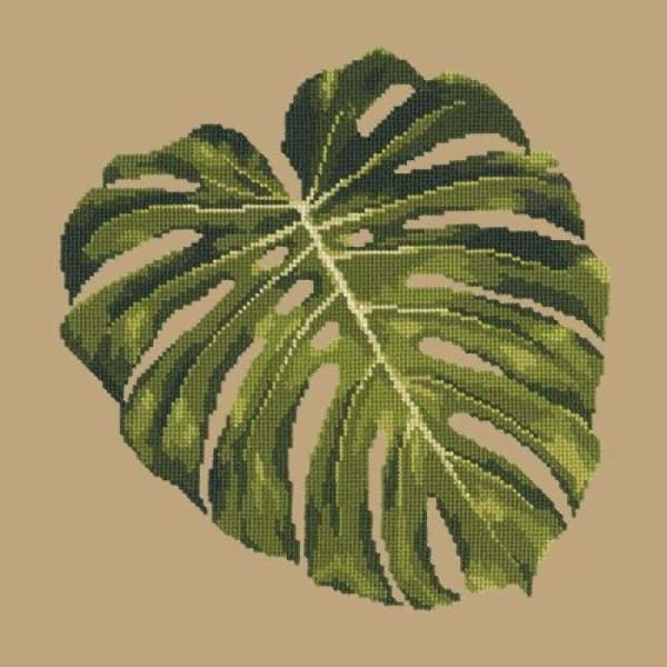 Monstera Leaf - NEEDLEWORK KITS