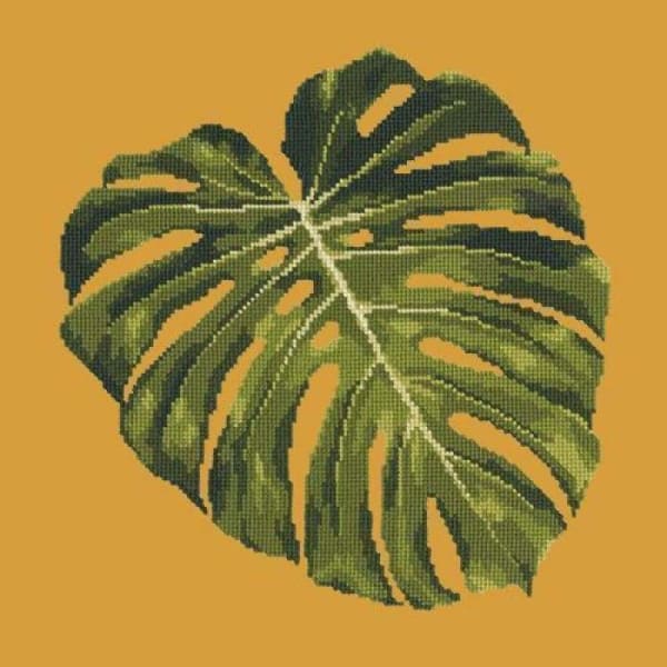 Monstera Leaf - NEEDLEWORK KITS